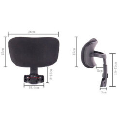 Adjustable Headrest For Office Chair Lumbar Pillow Neck Angle Adjust Attachments - thumbnail 2