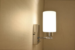 Harper Living Modern Polished Chrome Wall Light, With Oval Cylinder Glass Shade, E14 Bulb Base And On/off Switch - thumbnail 2