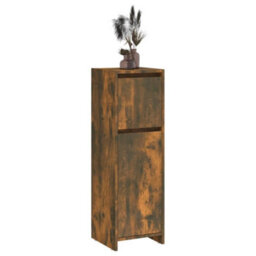 Vidaxl Bathroom Cabinet Smoked Oak 30X30X95 Cm Engineered Wood - thumbnail 8