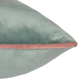furn. Furn Meridian Velvet Feather Filled Cushion, Mineral/blush, 45 X 45Cm - thumbnail 4