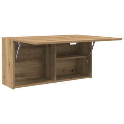 Walplus Bathroom Wall Cabinet Artisan Oak 80X25X40 Cm Engineered Wood - thumbnail 6