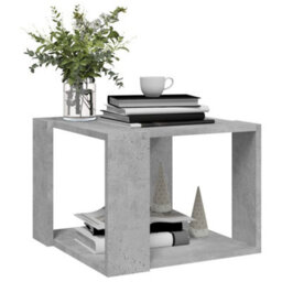 Walplus Coffee Table Concrete Grey 40X40X30 Cm Engineered Wood - thumbnail 4