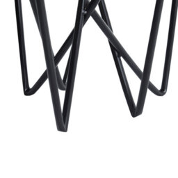 Beliani Candle Holder Matosinhos Metal 54 Cm Black - thumbnail 6