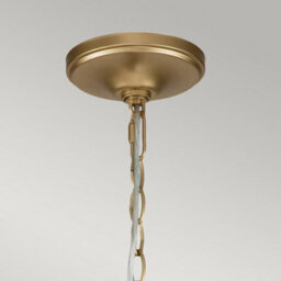 Luminosa Lighting Elstead Capitol Hill 12 Light Multi Arm Pendant Ceiling Light, Painted Natural Brass - thumbnail 2