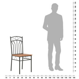 Vidaxl Dining Chairs 6 Pcs Brown Mdf Dining Chairs - thumbnail 8