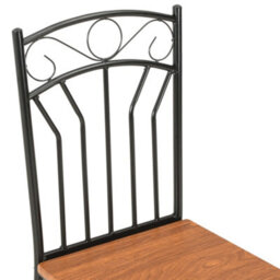 Vidaxl Dining Chairs 6 Pcs Brown Mdf Dining Chairs - thumbnail 6