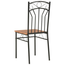 Vidaxl Dining Chairs 6 Pcs Brown Mdf Dining Chairs - thumbnail 4