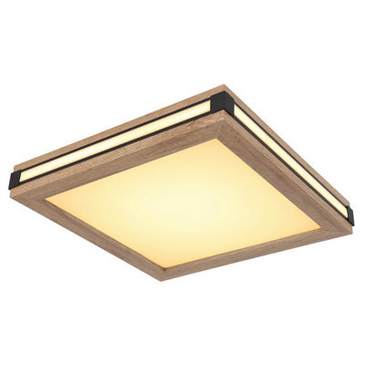 Luminosa Lighting Luminosa Carla 30Cm Flush Ceiling Light White Led 3000K - image 1