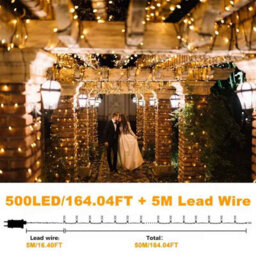50M Led String Lights, Indoor Outdoor Fairy Garland For Holiday, Wedding, Birthday, Party, Garden Decoration - thumbnail 2