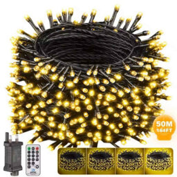 50M Led String Lights, Indoor Outdoor Fairy Garland For Holiday, Wedding, Birthday, Party, Garden Decoration - thumbnail 7