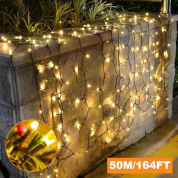 50M Led String Lights, Indoor Outdoor Fairy Garland For Holiday, Wedding, Birthday, Party, Garden Decoration