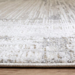 Furniturebox Uk Strata Grey & Cream Sketched Border Rug 200X300 - thumbnail 6