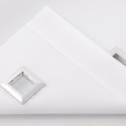 A.unique Home Premium Quality Trimmable Square Eyelet Window Roller Blind - 4Ft - White - 120Cm (W) X 170Cm (L) - thumbnail 3