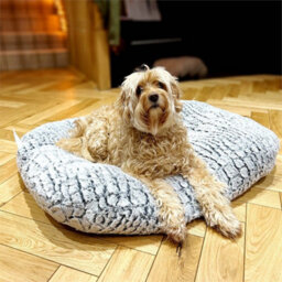 Luxury Extra Large Pet Dog Bed Mattress Crate Cushion, Ultra Soft Plush Washable - thumbnail 1