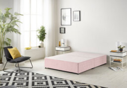 Somnior Beds Somnior Plush Pink Platform Divan Base - Double - thumbnail 1
