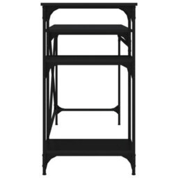 Berkfield Desk With Shelves Black 105X50X90 Cm Engineered Wood&iron - thumbnail 6