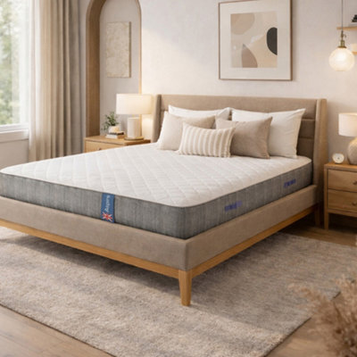 Aspire Purerest Natural Wool Pocket Hybrid Mattress, Medium Firm Pocket Spring Mattress With Wool Comfort Layer And Eco Foam, 23Cm Depth - image 1