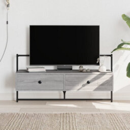 Berkfield Tv Cabinet Wall-Mounted Grey Sonoma 100.5X30X51 Cm Engineered Wood - thumbnail 1