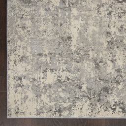 Grey Beige Rug, 10mm Thickness Luxurious Rug, Stain-Resistant Abstract Rug For Living Room, & Dining Room-66Cm X 230Cm (Runner) - thumbnail 4