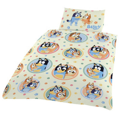 Bluey Frame Duvet Cover Set Cream/multicoloured (Single) - image 1