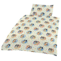 Bluey Frame Duvet Cover Set Cream/multicoloured (Single) - thumbnail 2