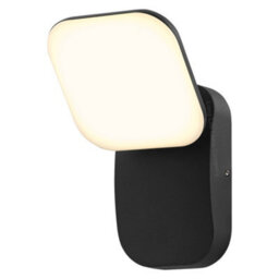 Long Life Lamps Company Modern 12W Led Black Outdoor Wall Light Adjustable Warm White Zlc353Bww - thumbnail 1
