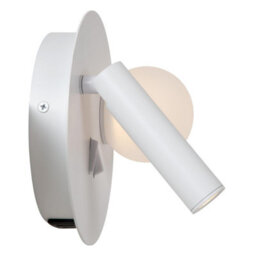 Lucide Matiz - Bedside Lamp - Led - 1X3,7W 3000K - With Usb Charging Point - White - thumbnail 6