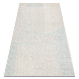 RugsX Flux 461.14.ae120 Wool Carpet Osta - Geometric, Structural, Loft Grey Blue 200X300 Cm - thumbnail 4