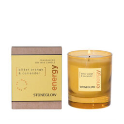 Stoneglow Candles Elements Energy Tumbler Candle - Bitter Orange & Coriander