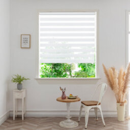 GoodHome Elin Corded Off White Day & Night Roller Blind (W)180Cm (L)180Cm - thumbnail 1