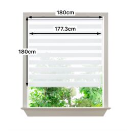 GoodHome Elin Corded Off White Day & Night Roller Blind (W)180Cm (L)180Cm - thumbnail 7