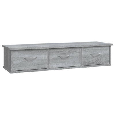 Vidaxl Wall Cabinet Grey Sonoma 88X26X18.5 Cm Engineered Wood - image 1