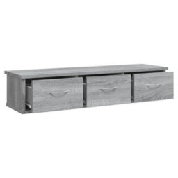 Vidaxl Wall Cabinet Grey Sonoma 88X26X18.5 Cm Engineered Wood - thumbnail 7