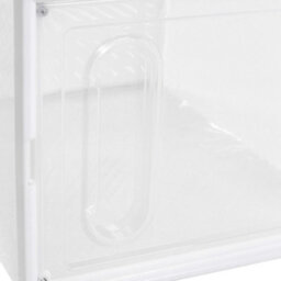 Thehotsale 12 Pcs Plastic Stackable And Foldable Shoe Box Storage Organiser Sneaker Display Case Shoe Box With Magnetic Door In White - thumbnail 7