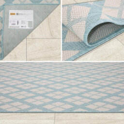 Homeart Outdoor Rugs Easy Cleaning Area Rugs For Balcony,garden,picnic,uv Weather Resistant  Aqua Cream, 180 X 270 Cm - thumbnail 6