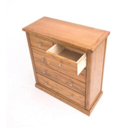 Cabinet Bits Salerno 5 Drawer Chest Of Drawers Chrome Knob - thumbnail 4