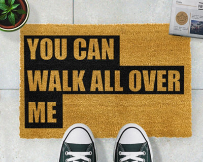 Artsy Doormats Walk All Over Me Doormat - Regular 60X40Cm - image 1