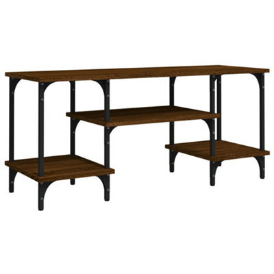Berkfield Durable Tv Cabinet Brown Oak 102X35X45.5 Cm Engineered Wood - image 1