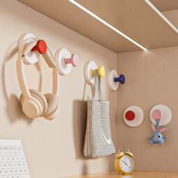 4 Pack Suction Cup Hooks For Kitchen And Bathroom, Reusable, No Drilling Required, Strong Multifunctional Wall Robe - thumbnail 5