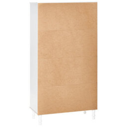 Beliani Glass Display Cabinet Tingledale 80 Cm White - thumbnail 7