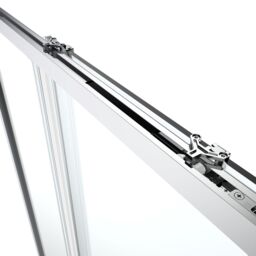 GoodHome Ledava Chrome Effect Mirror Strip Sliding Shower Door (H)195Cm (W)100Cm - thumbnail 6