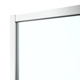 GoodHome Ledava Chrome Effect Mirror Strip Sliding Shower Door (H)195Cm (W)100Cm - thumbnail 4