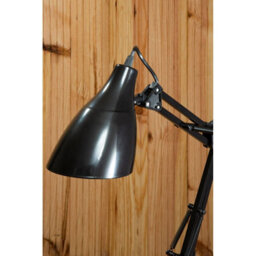 Orsina Black Desk Lamp, Adjustable Arm And Head With Sleek Metal Frame, Matte Finish Offers Clean - thumbnail 3