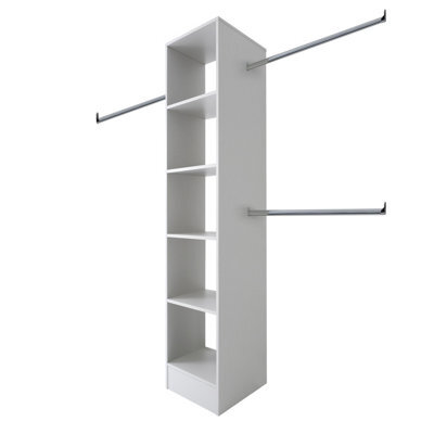 Spacepro Modular White Tower Unit (H)2100mm (W)450mm (D)500mm - image 1