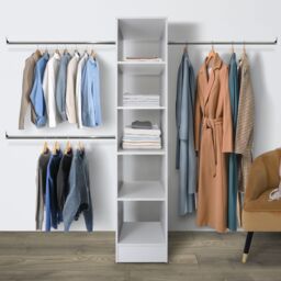 Spacepro Modular White Tower Unit (H)2100mm (W)450mm (D)500mm - thumbnail 2