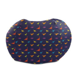 rucomfy Beanbags Rucomfy Indoor Dinosaur Pattern Kids Classic Bean Bag - Soft Comfortable Chair - thumbnail 5