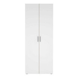 Wyld Haus Wilde 2-Door Wardrobe In Natural Oak Effect And White Gloss - thumbnail 4