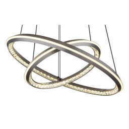 Luminosa Lighting Luminosa Alaina Pendant Ceiling Light Grey Matt 2X Led Dimmable 2700-6000K - thumbnail 3