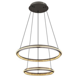 Luminosa Lighting Luminosa Alaina Pendant Ceiling Light Grey Matt 2X Led Dimmable 2700-6000K - thumbnail 4