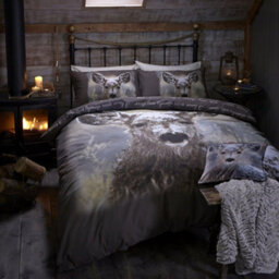 Catherine Lansfield Oh Deer Duvet Quilt Cover Set - Single Bed - thumbnail 1